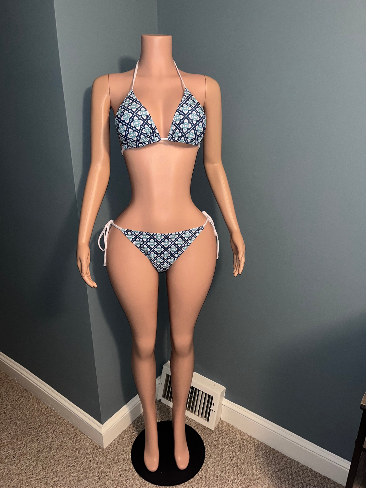Casa Bleu two piece with scarf