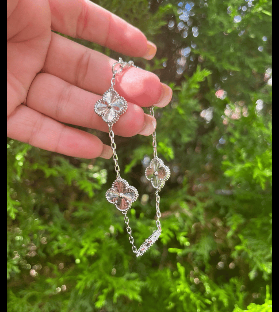 Silver and Silver VC Bracelet