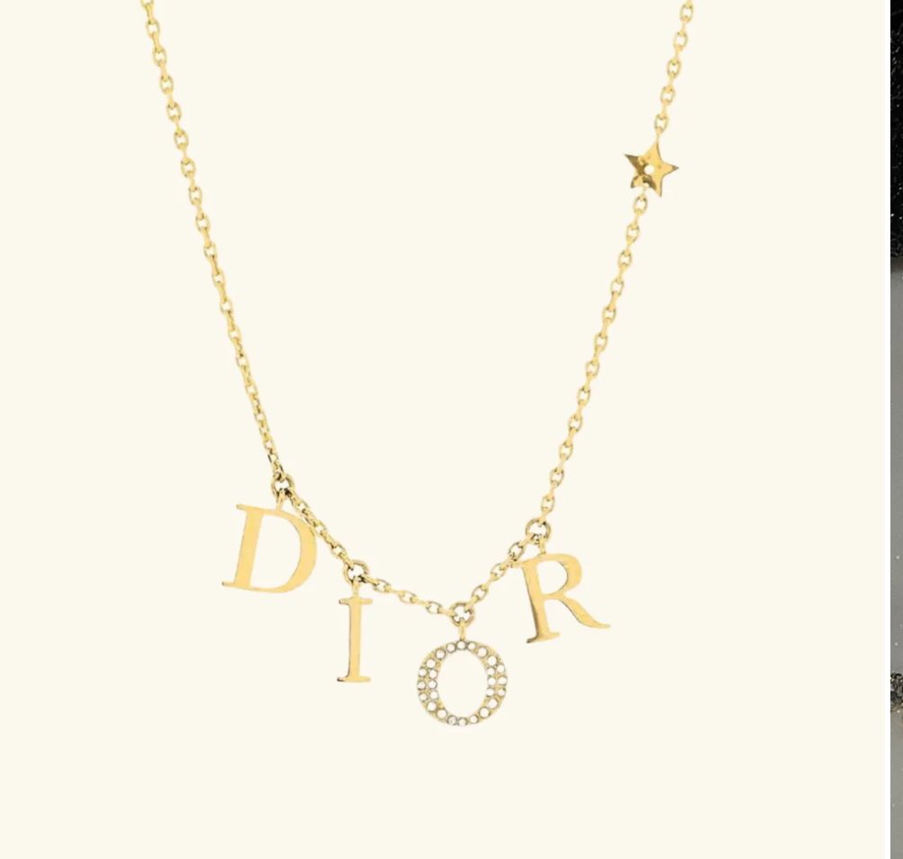 Oh Dior Gold Necklace