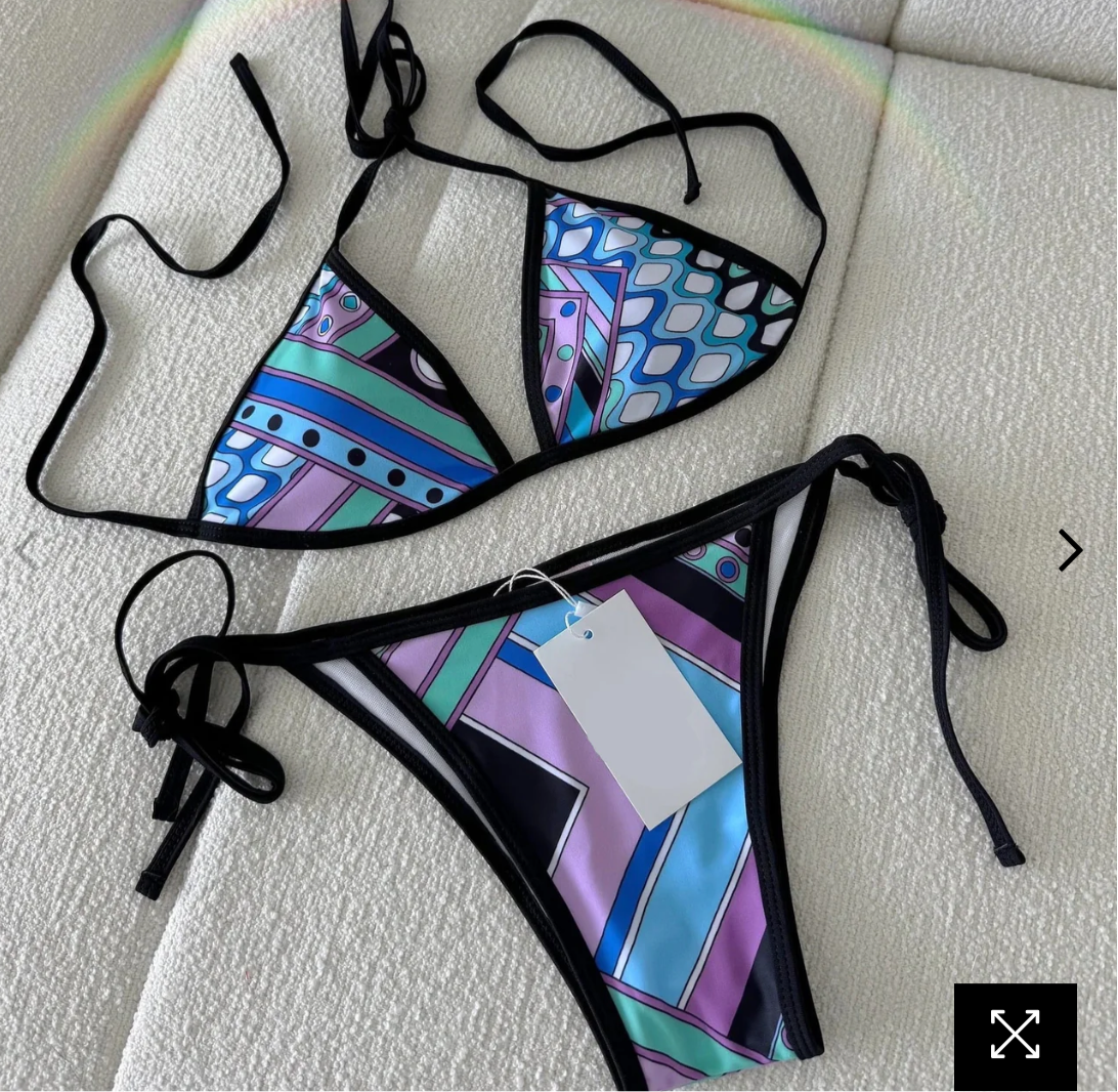 Blue Pucci Two Piece