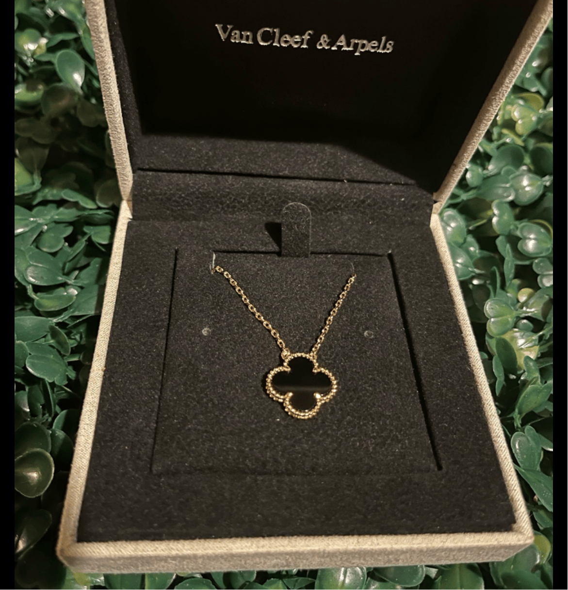 Black and Gold VC Necklace