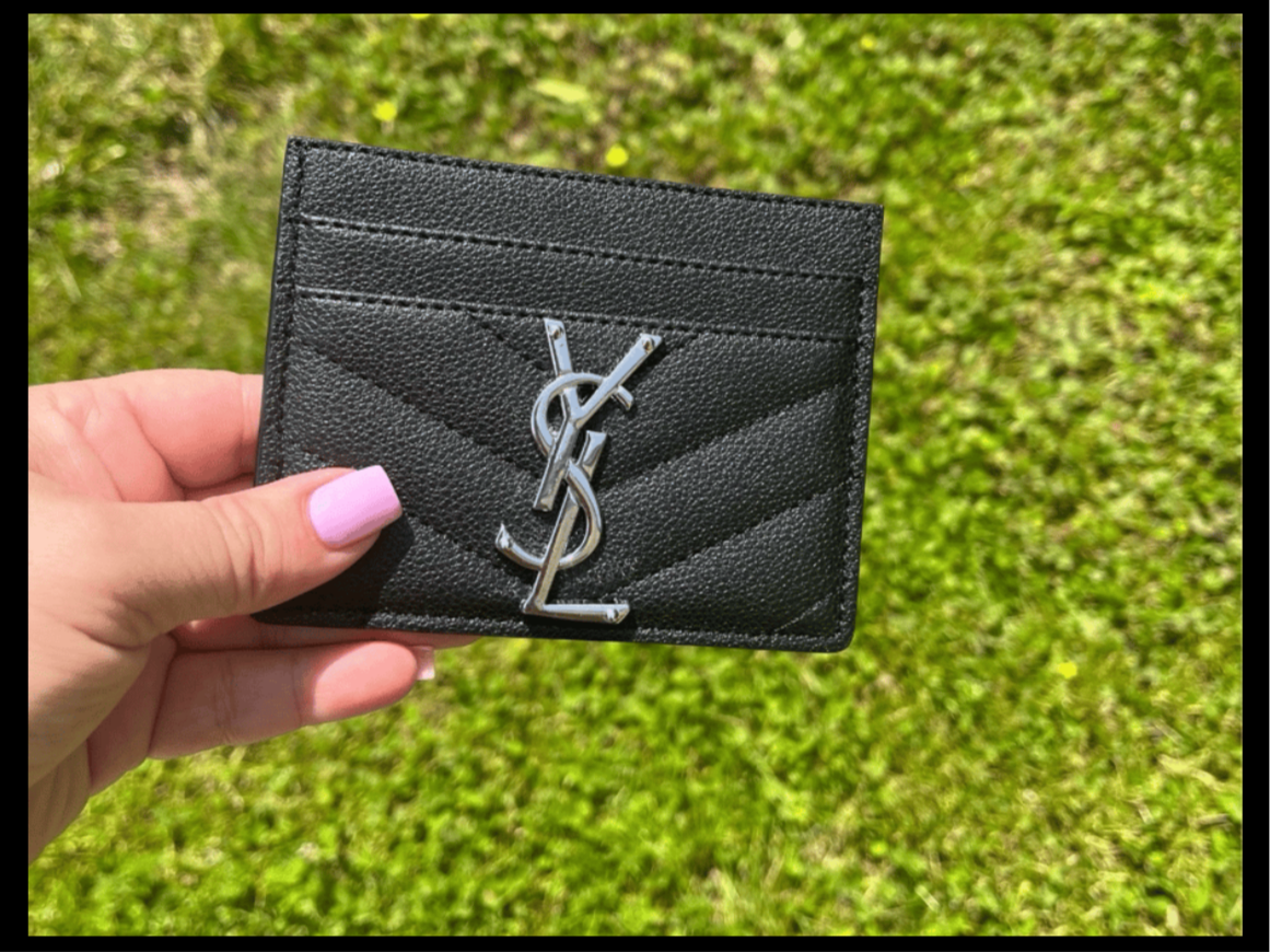 Black and Silver card holder