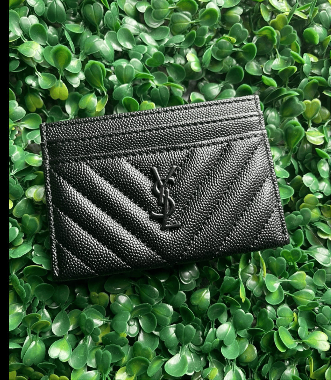 Black on Black card holder