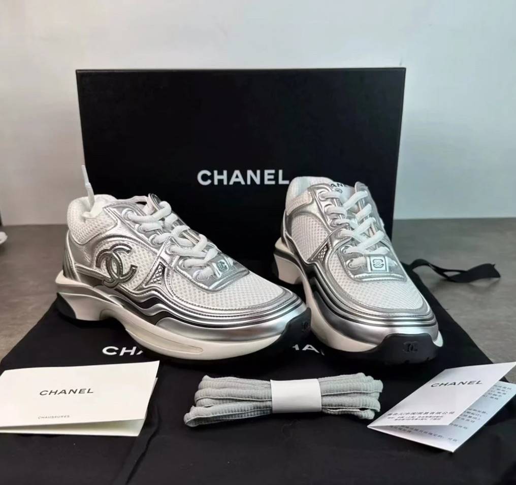 Silver Coco sneakers
