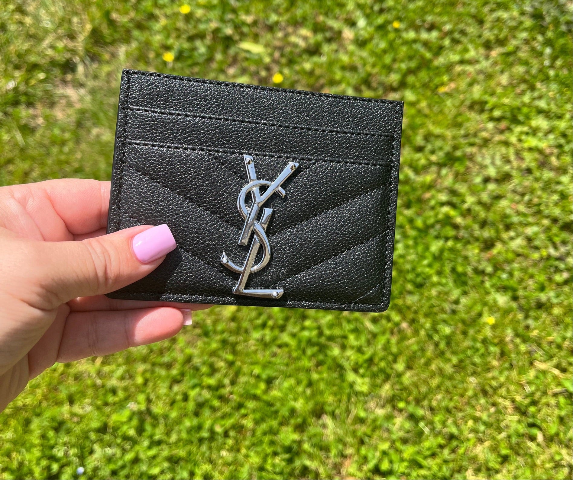 Pink YSL card holder – EncasedbyRach