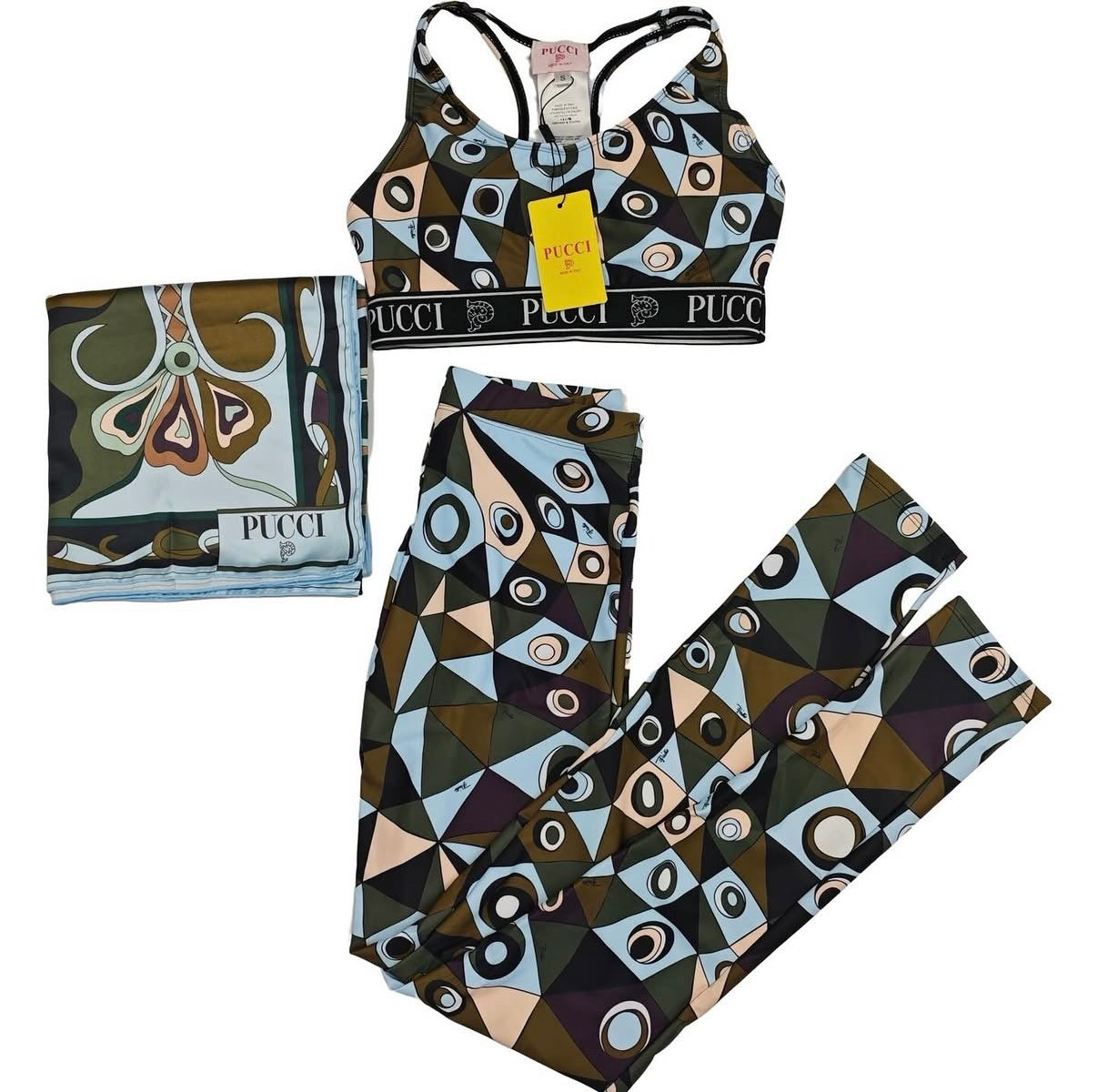 Printed two piece pant set