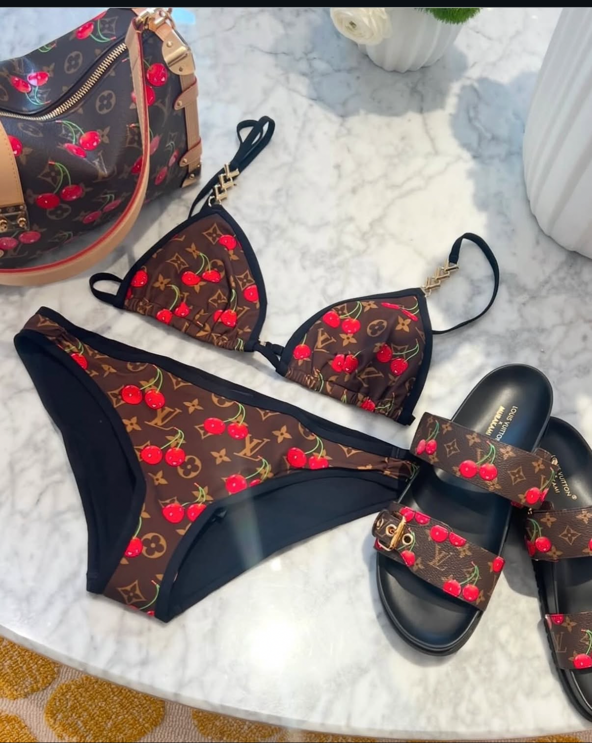 Brown Cherry two piece