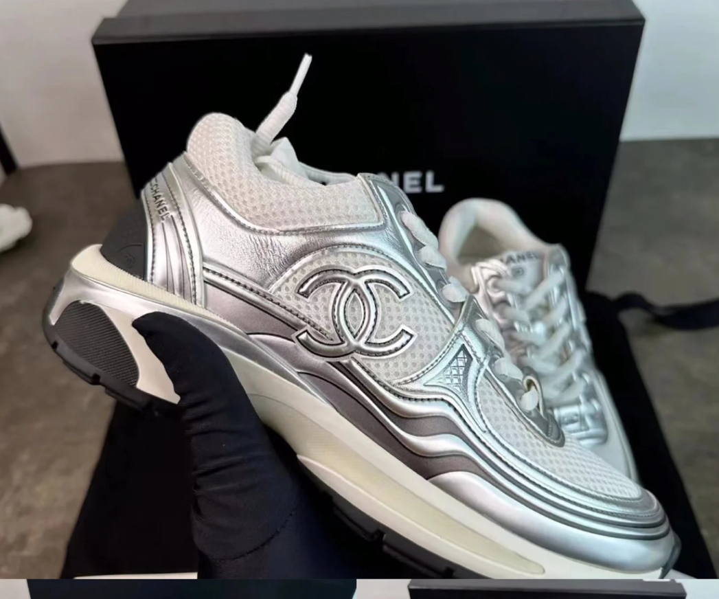 Silver Coco sneakers
