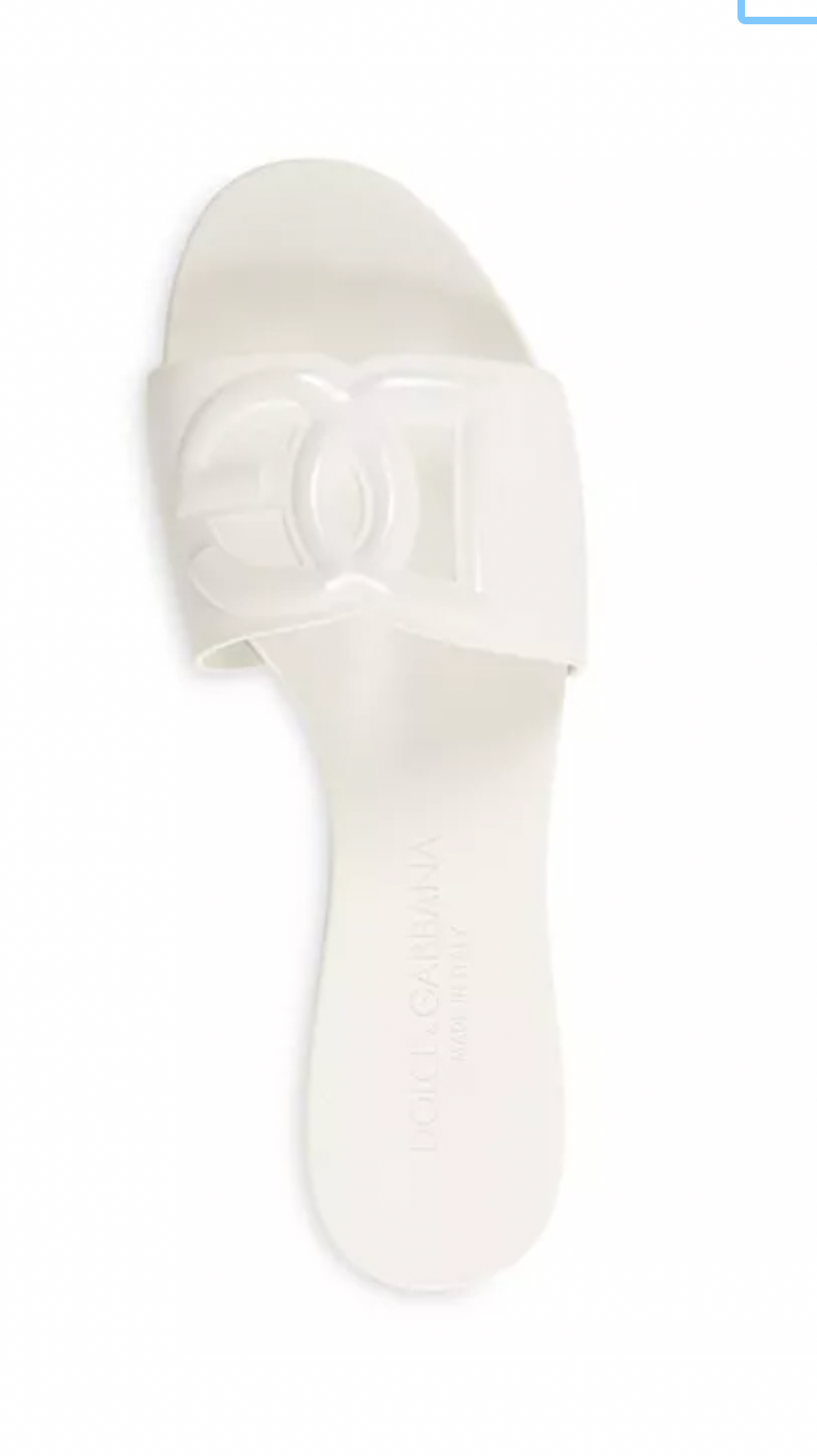 White sandals