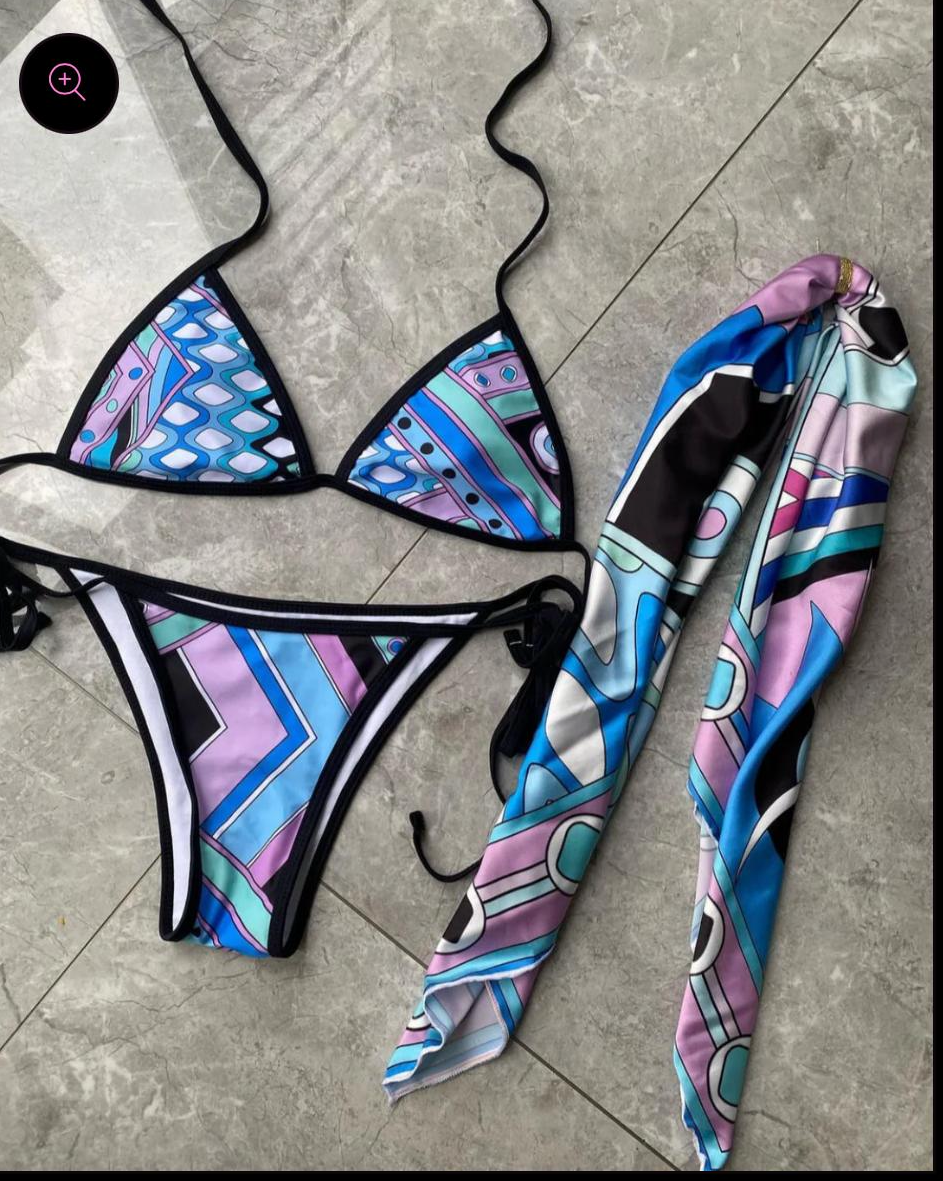 Two piece pucci