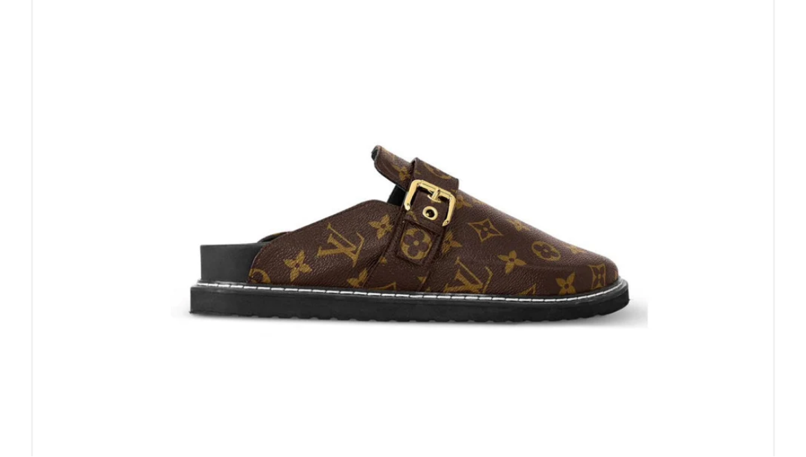 Brown L Clogs
