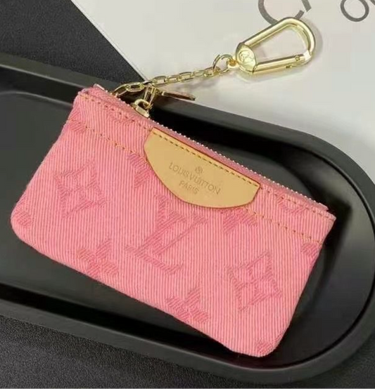 Pink coin purse