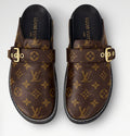 Brown L Clogs