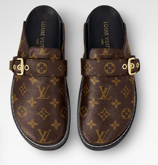 Brown L Clogs