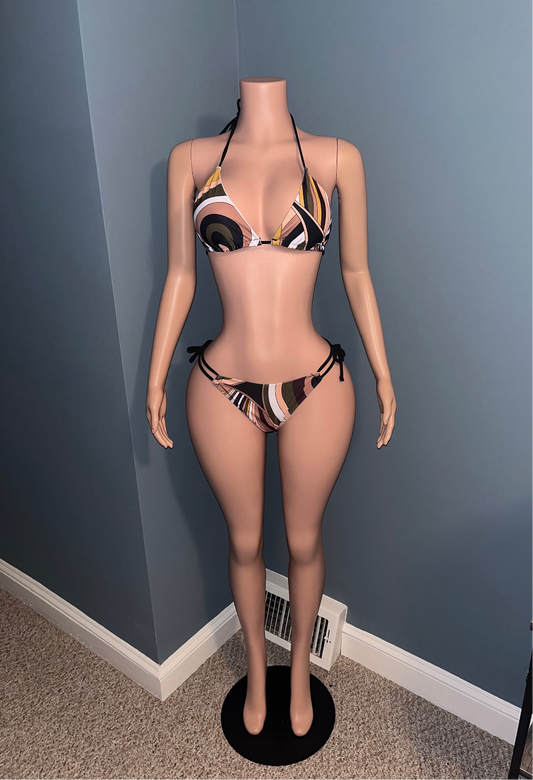 Green pucci two piece