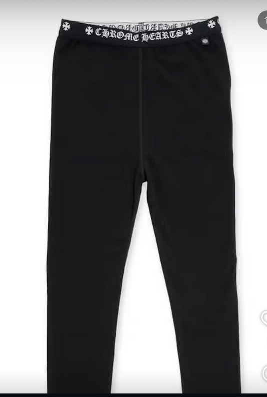 Black Chrome Leggings