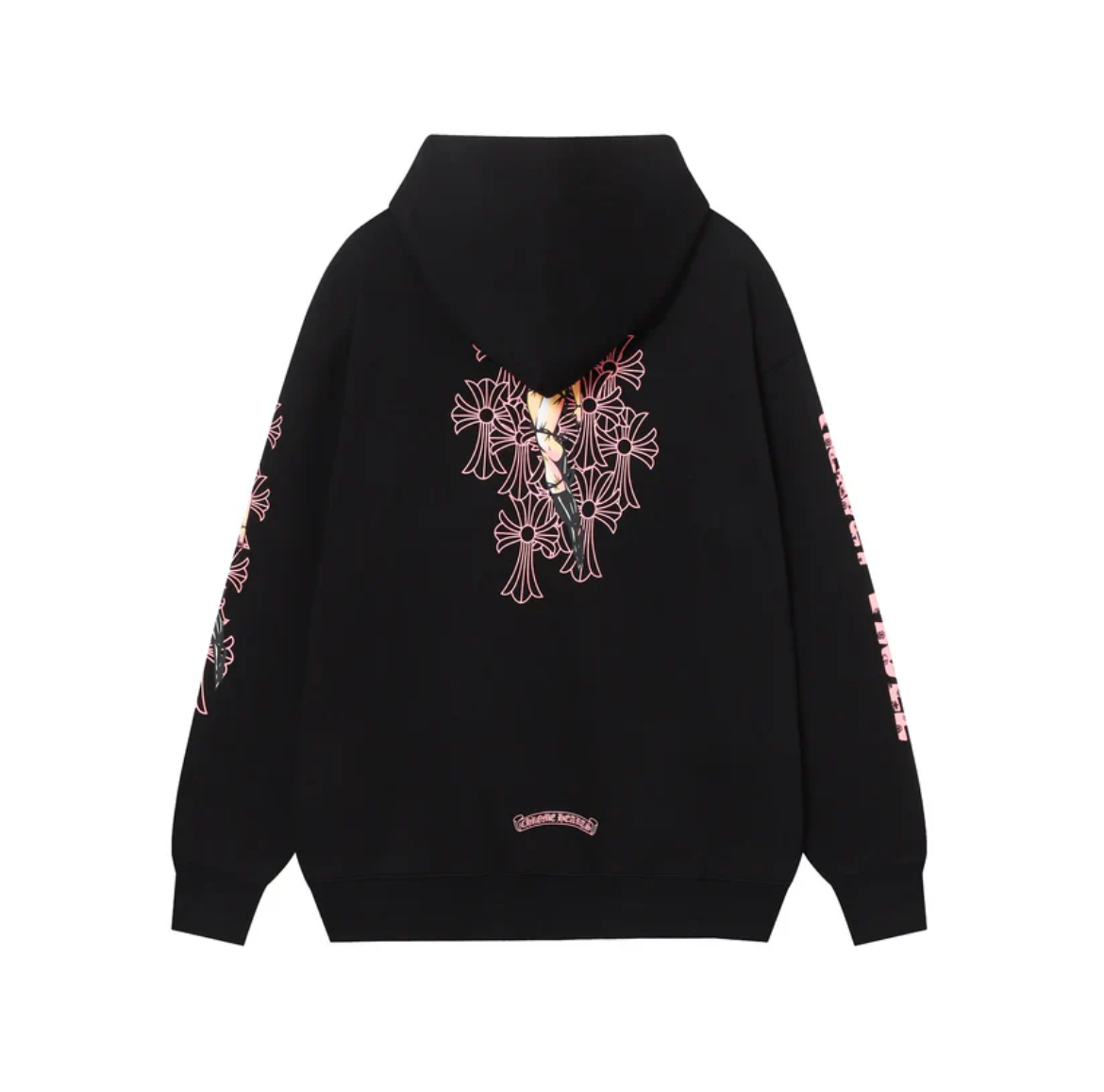 Chrome Hoodie ( with pink )