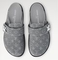 Gray L Clogs
